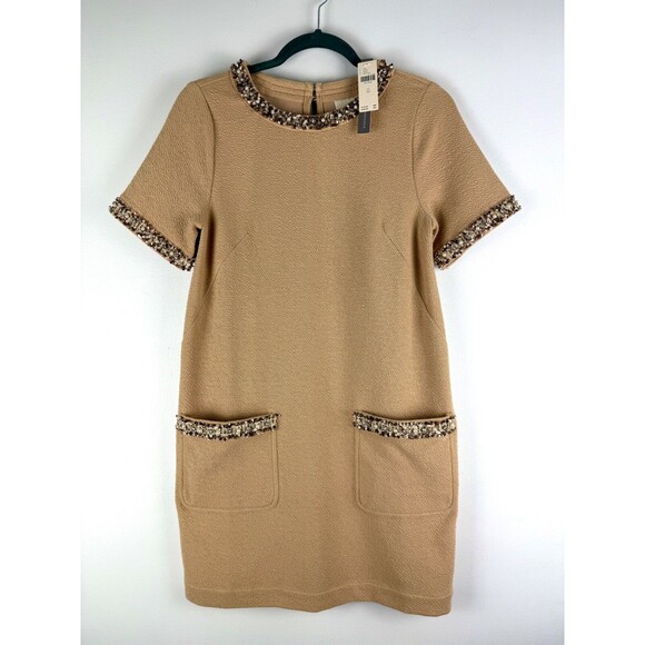 Maeve by Anthropologie Embellished Shift Mini Dress Size XS - Picture 3 of 14